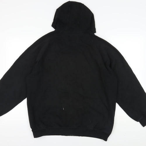 Schott Black XL Full Zip Hoodie with Logo