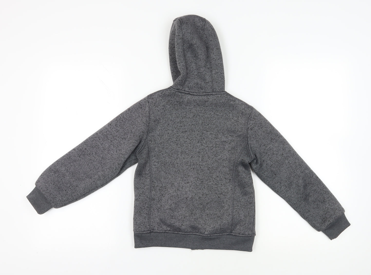 Mountain Warehouse Grey Fleece Hoodie for Boys 7-8 Years