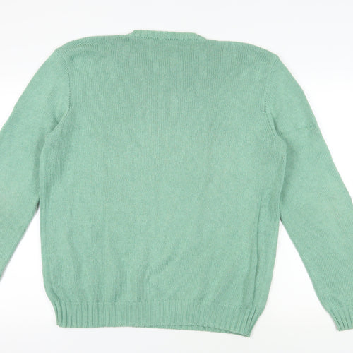 Polo Ralph Lauren Green Cotton Pullover Jumper L