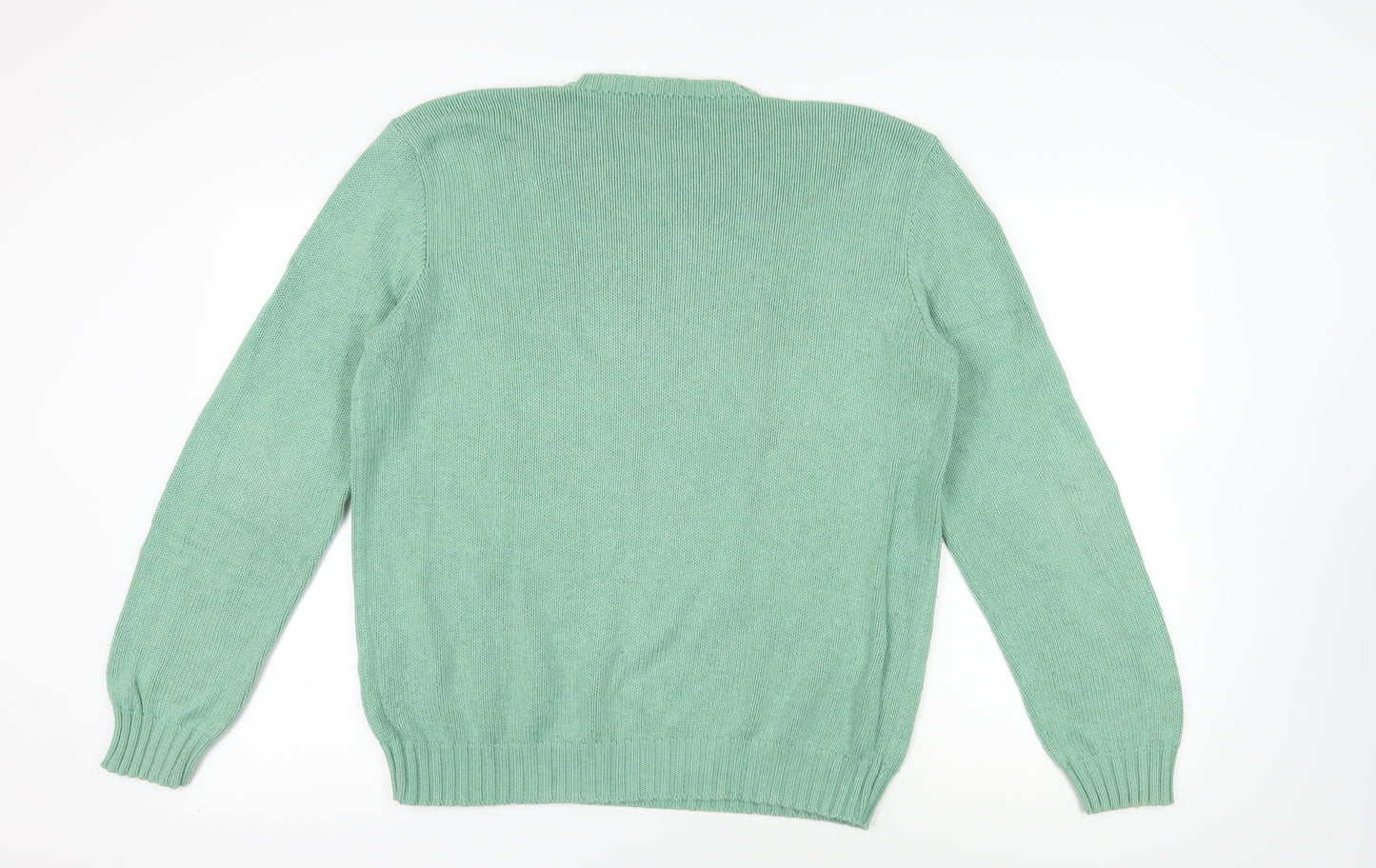 Polo Ralph Lauren Green Cotton Pullover Jumper L