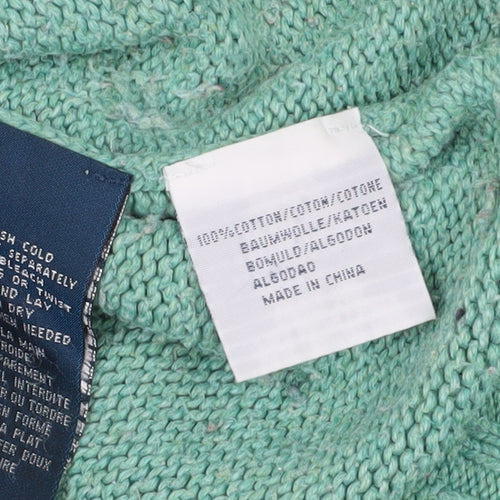 Polo Ralph Lauren Green Cotton Pullover Jumper L