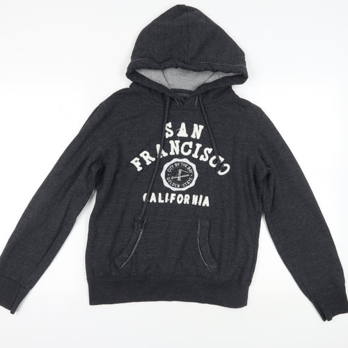 Urban Connection Black Pullover Hoodie, Large