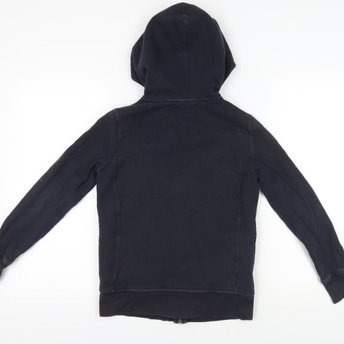 GAP Blue XS Full Zip Hooded Cotton Women's Hoodie