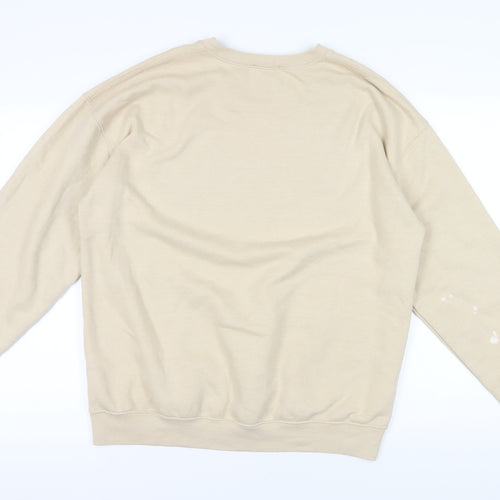 Hoxton Beige Pullover Sweatshirt L - Casual City Style