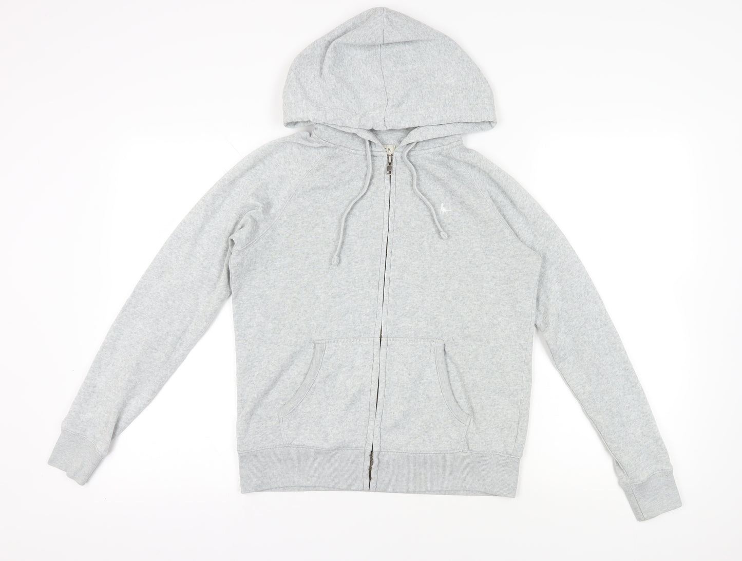 Jack Wills Grey Full Zip Hoodie Size 10