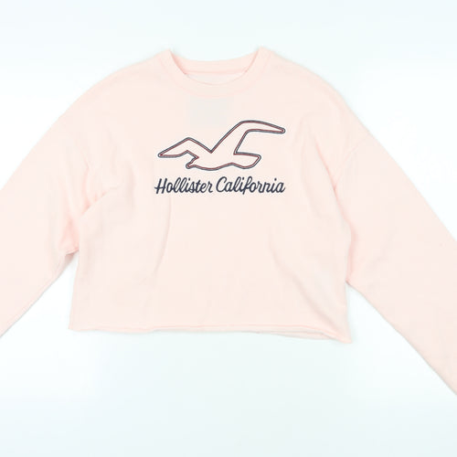 Hollister Pink XS Pullover Sweatshirt