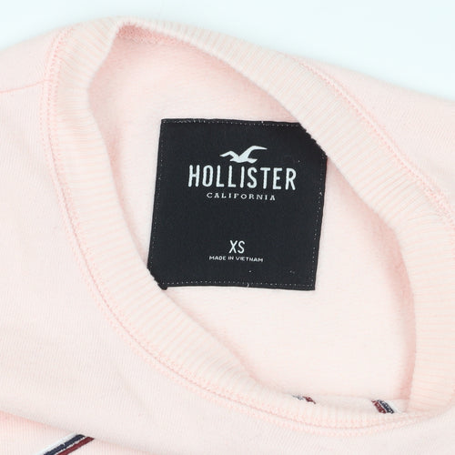Hollister Pink XS Pullover Sweatshirt