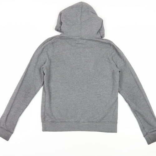 Hollister Grey Pullover Hoodie M Unisex Adults