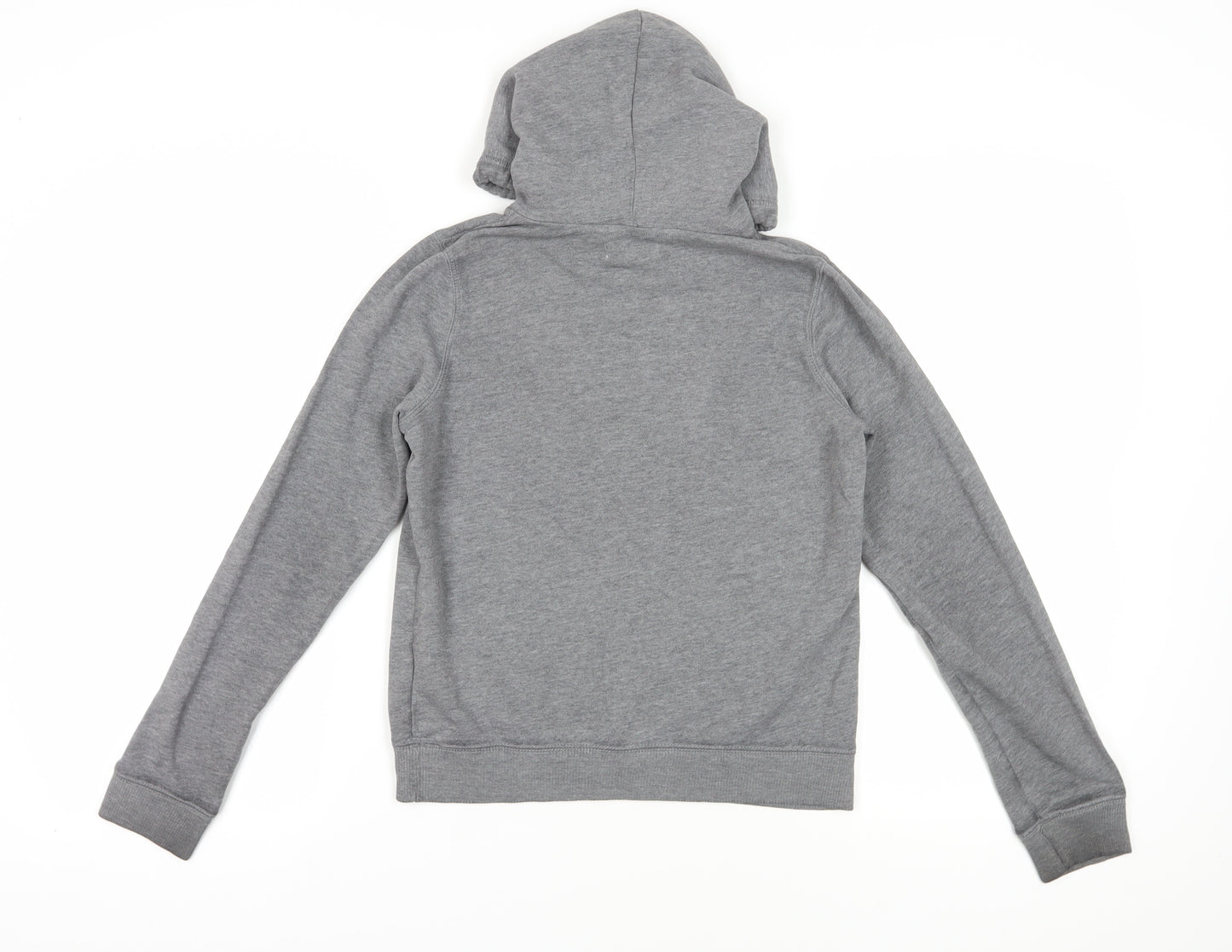 Hollister Grey Pullover Hoodie M Unisex Adults