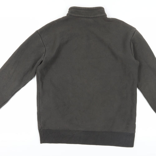 Champion Black 1/4 Zip Sweatshirt XS Unisex