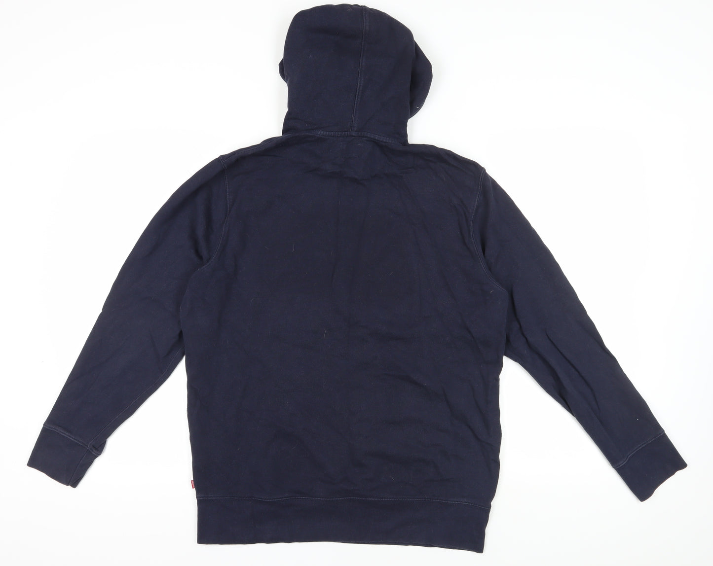 Levi's Blue Pullover Hoodie - Medium, Logo Design