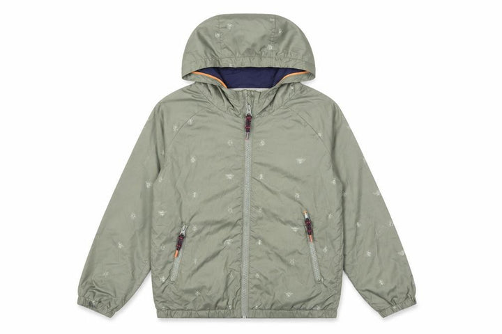FatFace Green Hooded Animal Print Jacket 9-10 Years