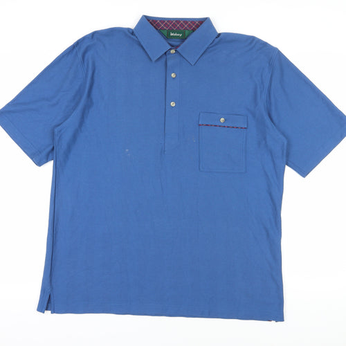 Wolsey Blue XL Men's Casual Polo Shirt