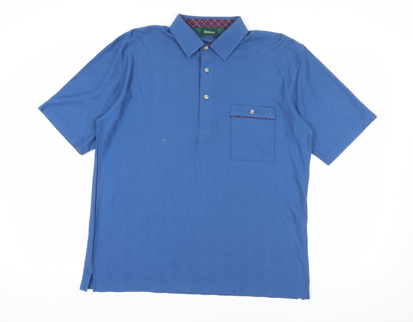 Wolsey Blue XL Men's Casual Polo Shirt