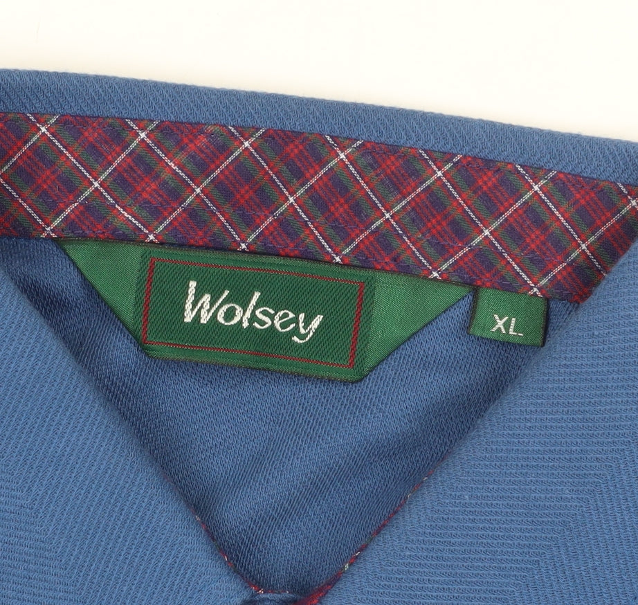 Wolsey Blue XL Men's Casual Polo Shirt