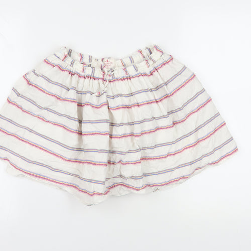 Fat Face Multicoloured Striped Peasant Skirt, Girls 12-13