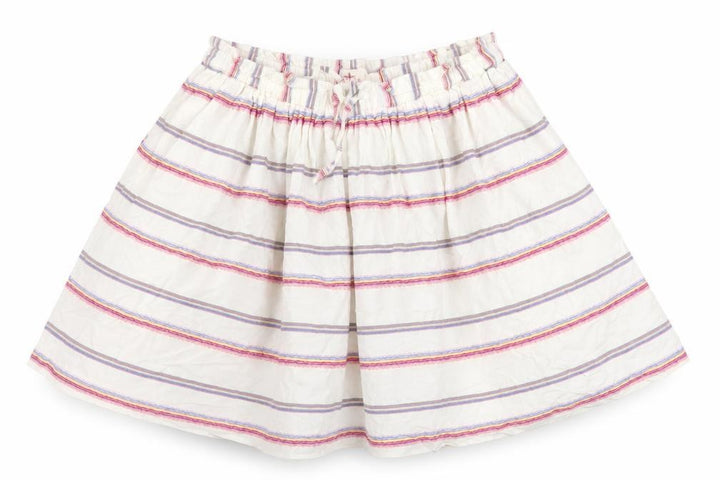 FatFace Multicoloured Striped Peasant Skirt, Girls 12-13