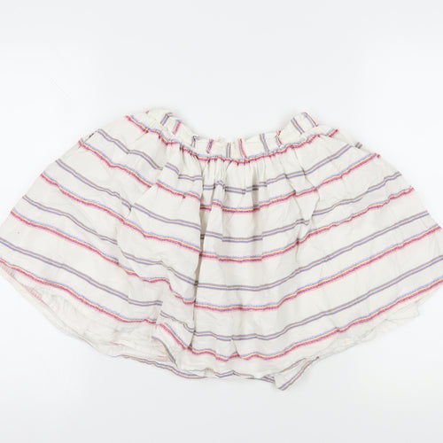 Fat Face Multicoloured Striped Peasant Skirt, Girls 12-13