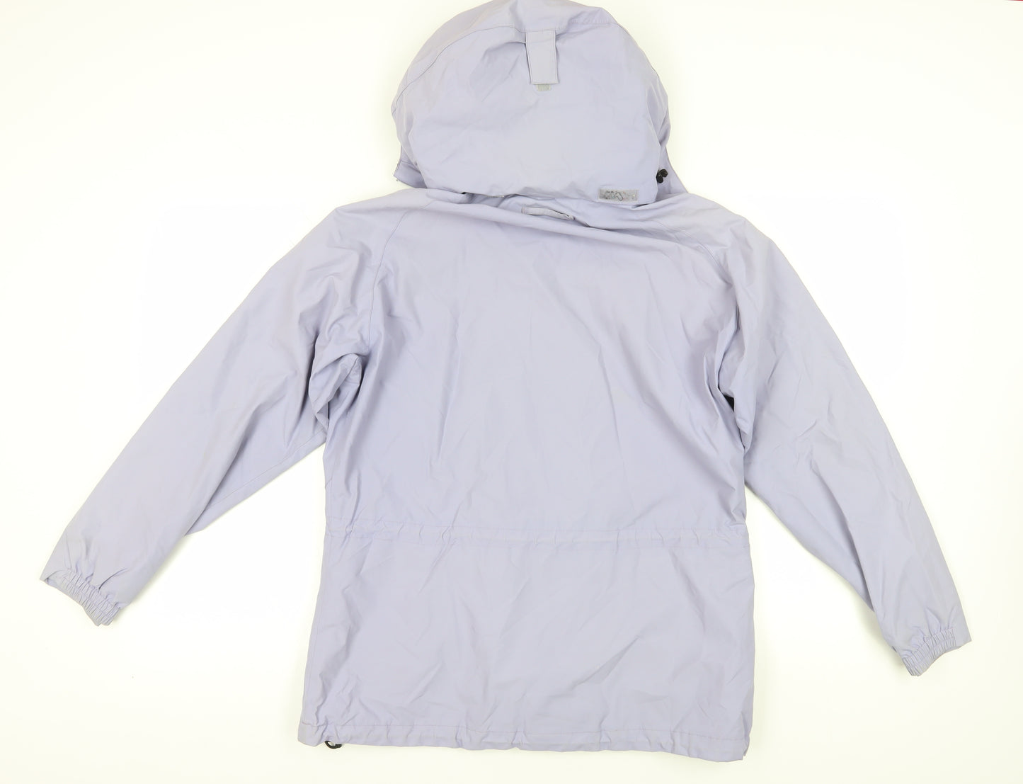 Lowe Alpine Purple Hooded Anorak Jacket M Women