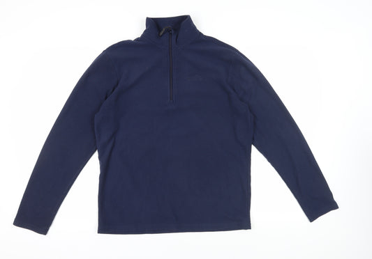 Peter Storm Blue Fleece 1/2 Zip Sweatshirt L