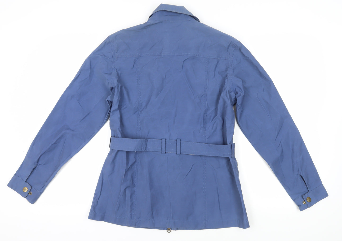 Puffa Blue Belted Women's Jacket - Size M