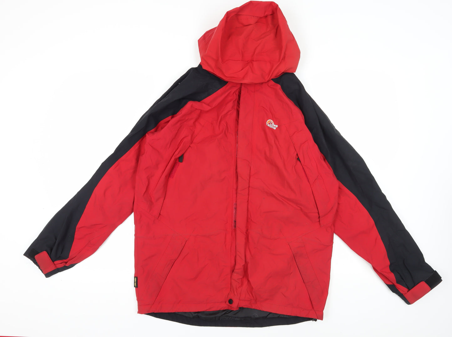 Lowe Alpine Red Waterproof Hiking Parka, Size S