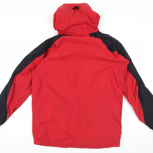 Lowe Alpine Red Waterproof Hiking Parka, Size S