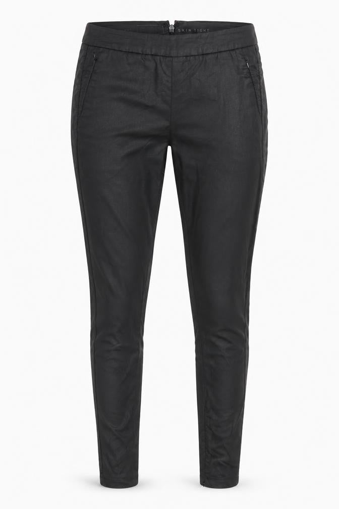 Front view of FC Jeans Black Skinny Jeans, size 10 Slim, Fit