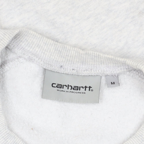 Carhartt Grey Pullover Sweatshirt M Unisex Adults