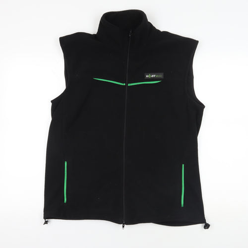 HEATfabric Black Fleece Waistcoat Size L