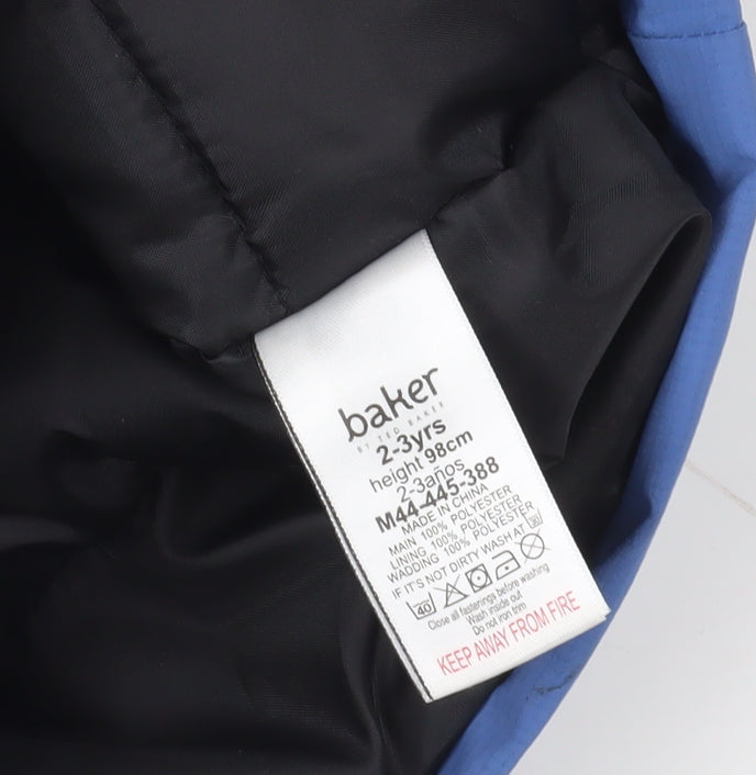 Baker by Ted Baker Blue Boys Bodywarmer 2-3 Years