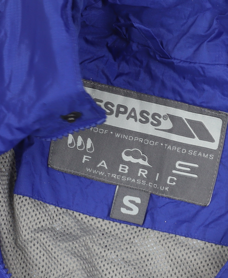 Trespass Blue Windbreaker Jacket S - Waterproof & Windproof