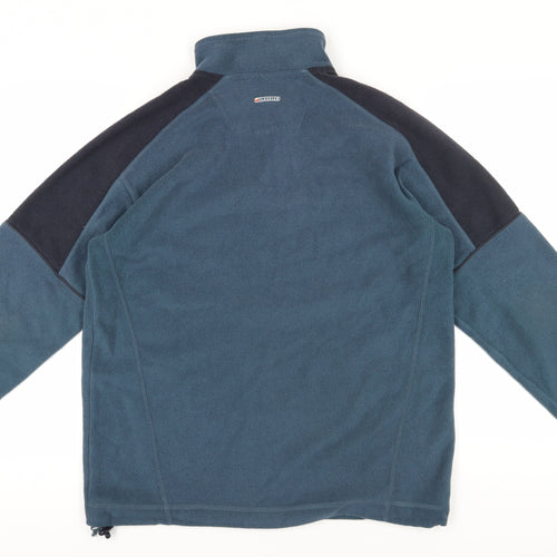 Ellesse Blue Fleece 1/4 Zip Sweatshirt, M, Lightweight