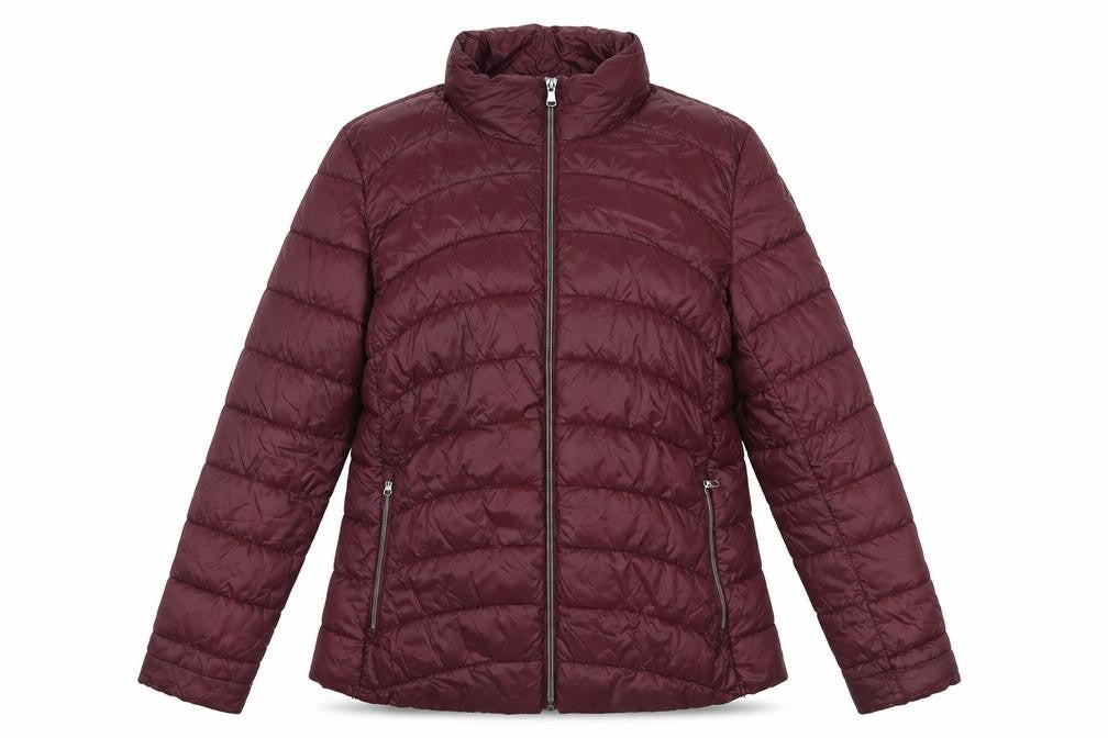 Front view of Gap Red Puffer Jacket, size M, Casual Winter Wear