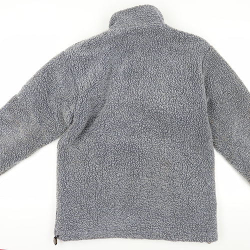 Mountain Pass Grey Fleece Jacket, Size S, Full Zip, Winter