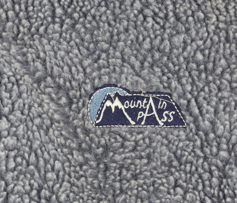 Mountain Pass Grey Fleece Jacket, Size S, Full Zip, Winter