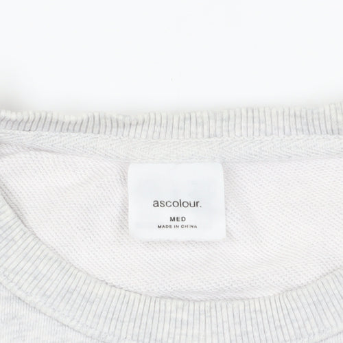 AS Colour Grey Pullover Sweatshirt - Medium