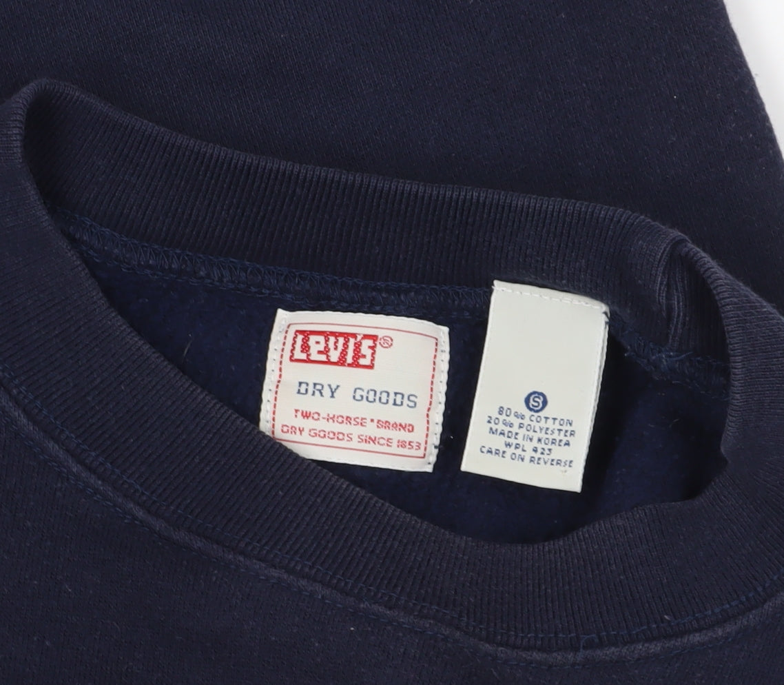 Levi's Blue Graphic Sweatshirt, Small, Men's Classic Style