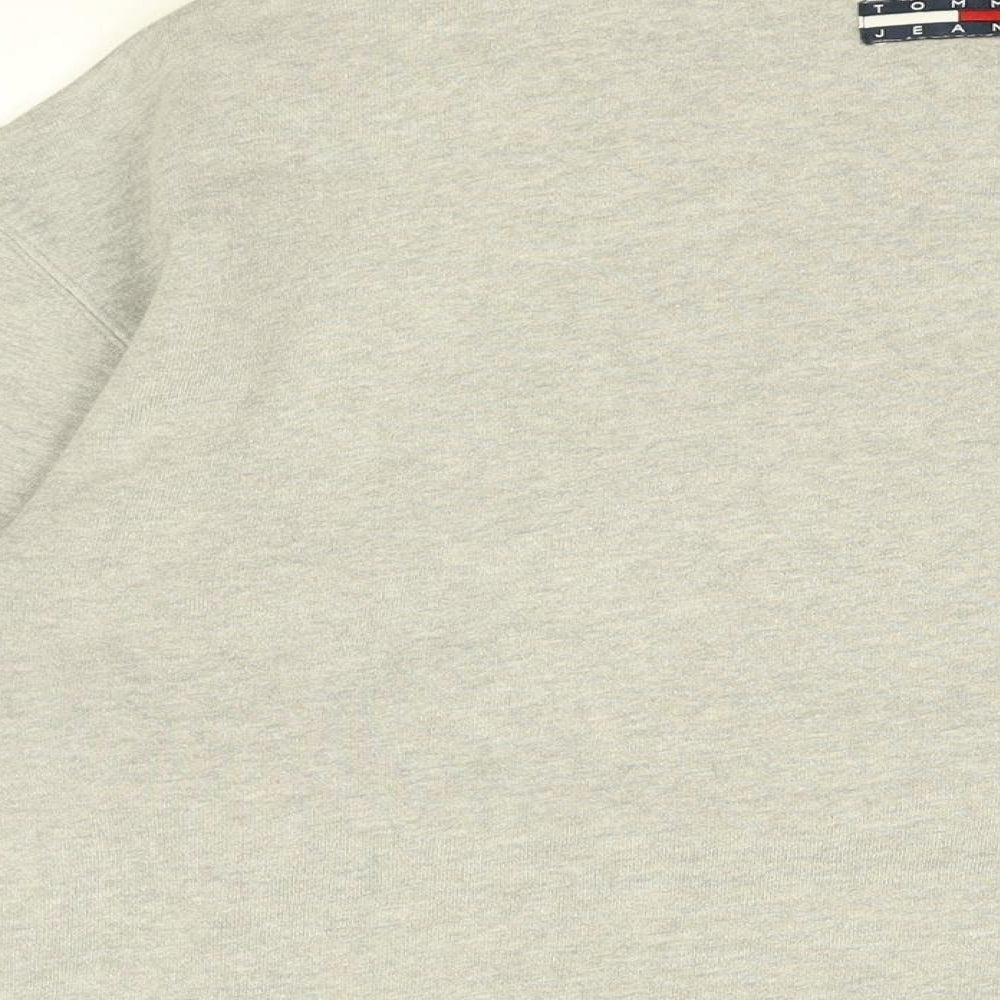 Tommy Hilfiger Mens Grey Cotton Pullover Sweatshirt Size M - Tommy Hilfiger Jeans