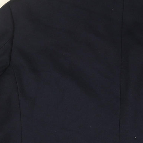Marks and Spencer Mens Blue Polyester Jacket Suit Jacket Size 46 Regular