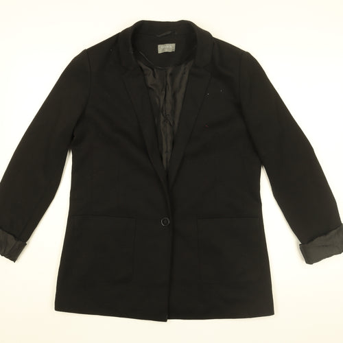 Oasis Womens Black Jacket Blazer Size 12 Button