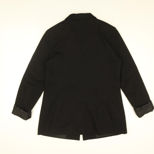 Oasis Womens Black Jacket Blazer Size 12 Button