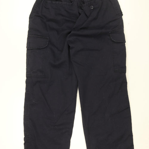 Portwest Mens Blue Polyester Trousers Size M L31 in Regular Zip