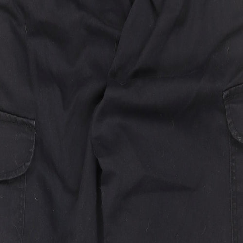 Portwest Mens Blue Polyester Trousers Size M L31 in Regular Zip