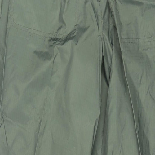 adidas Mens Green Polyamide Trousers Size 34 in L32 in Regular Drawstring