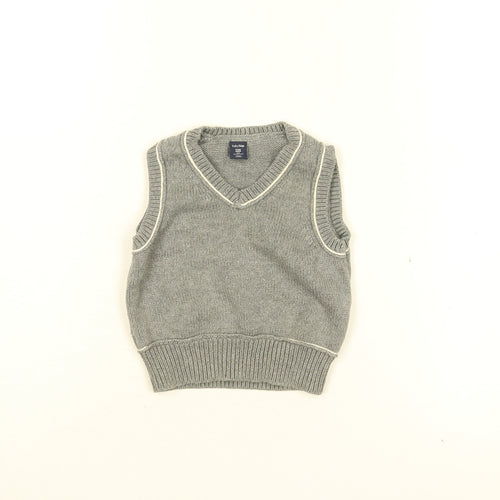Gap Baby Grey Cotton Pullover Jumper Size 3-6 Months Pullover