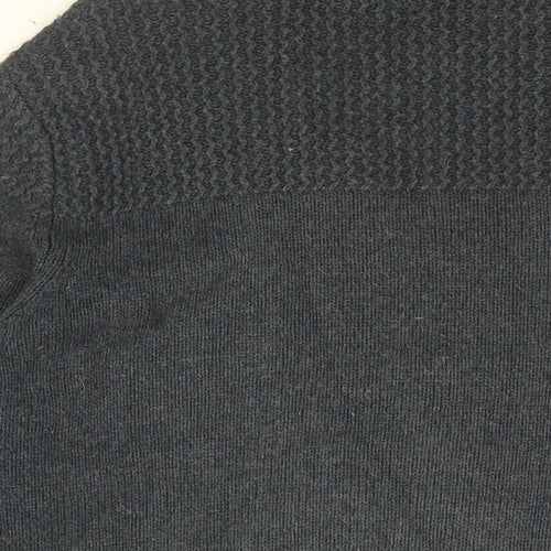 Peter Gribby Mens Blue Wool Pullover Sweatshirt Size L