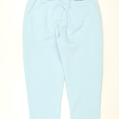 Riverton Womens Blue Polyester Jogger Trousers Size 2XL L30 in Regular Drawstring