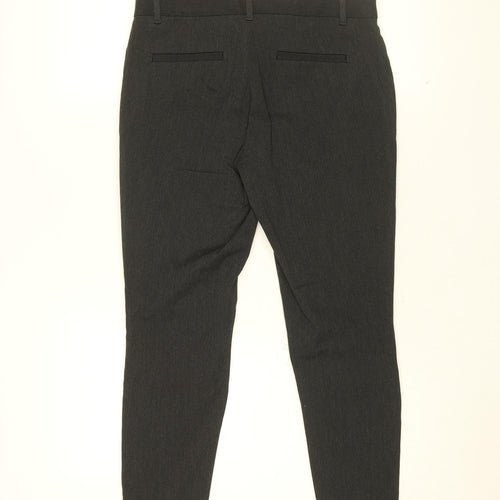 Gap Womens Grey Cotton Trousers Size 6 L27 in Regular Zip