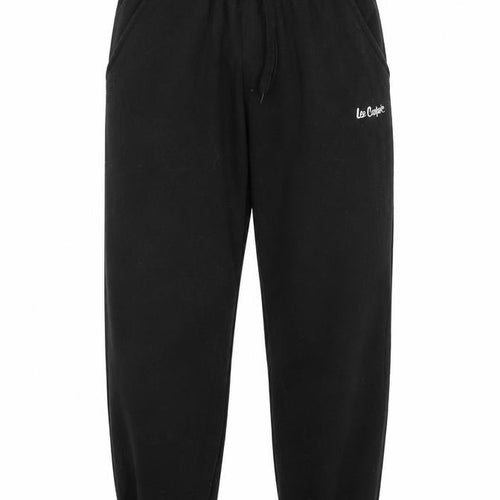 Lee Cooper Womens Black Cotton Jogger Trousers Size L L29.5 in Regular Drawstring